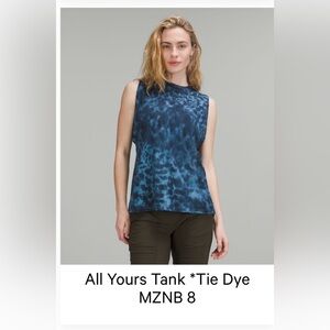 Lululemon Tye Dye Tank